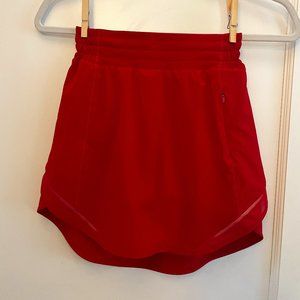 lululemon Hotty Hot skirt - Red